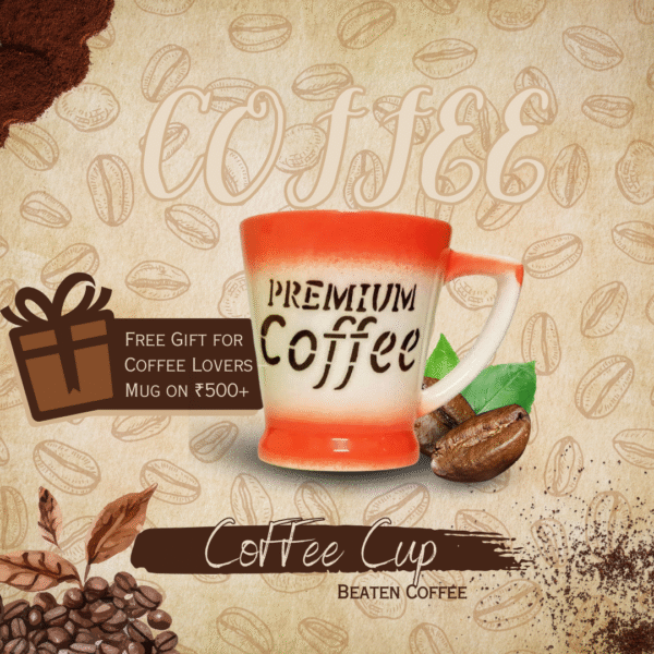 Premium Coffee Mug – FREE with ₹500+ Order